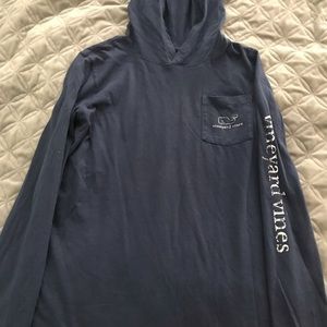 Girls Navy Blue Hoodie